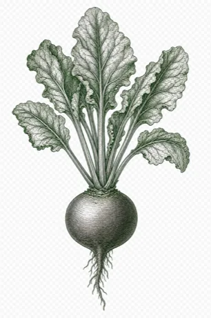 Beetroot botanical illustration