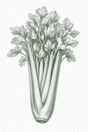 Celery botanical illustration